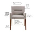 Ver imagem 3 de Mesa de Jogos Carteado Victoria Redonda Tampo Reversível Preto com Kit 4 Cadeiras Vicenza Suede Nude