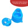 Troninho Penico Infantil com Tampa Sapinho Bichinho Menino Azul Importway Bw-183 AZ - 5