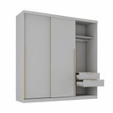 Ver imagem 7 de Guarda-Roupa 3 Portas de Correr Jade CabeCasa MadeiraOriginals Cinza/Urbano