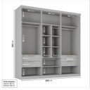 Ver imagem 3 de Guarda-roupa 3 Portas de Correr Jade CabeCasa MadeiraOriginals