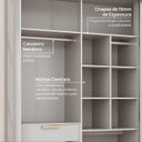 Ver imagem 4 de Guarda-Roupa Planejado 3 Portas de Correr Jade CabeCasa MadeiraOriginals Cinza/Urbano