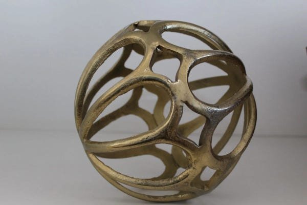 Bola Vazada Ouro Velho 10597 - 2