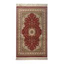 Ver imagem 2 de Tapete Persa Iraniano Tabriz Bege com Detalhes Vermelhos 100x150cm