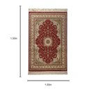 Ver imagem 3 de Tapete Persa Iraniano Tabriz Bege com Detalhes Vermelhos 100x150cm