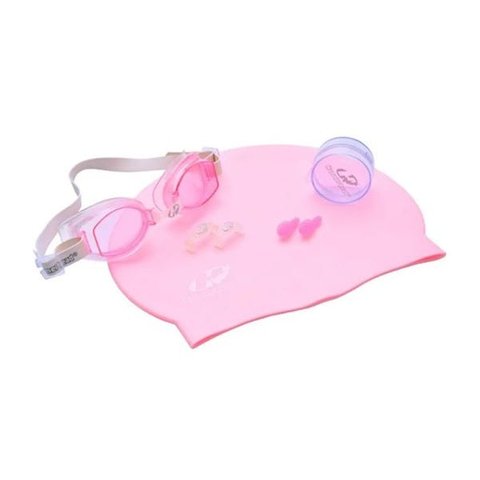 Kit F. Scherer Set Hammerhead (Vortex 2.0-Touca-Protetor de ouvido) / Rosa-Transparente