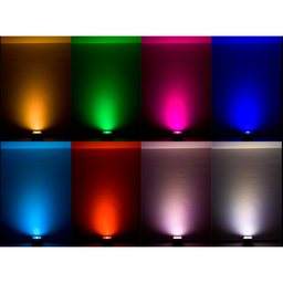 Kit 2 Refletor Holofote Colorido Led 200w Rgb Á Prova de Água Ip66 - 3