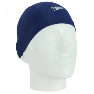 Touca de Natação e Hidroginástica Speedo Xtrafit Cap Não Puxa Cabelos - Único - Azul escuro
