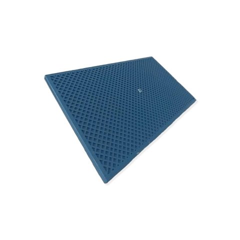 Kit 12 Desempenadeira Plástica Estriada 17x30 cm - Zumplast