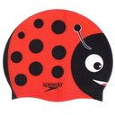Ver imagem 7 de Touca de Natação Speedo Joaninha Silicone - Vermelho / Preto