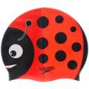 Ver imagem 6 de Touca de Natação Speedo Joaninha Silicone - Vermelho / Preto