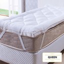 Ver imagem 7 de Pillow Top Pluma Protetor Colchão Macio Cama Queen 158x198