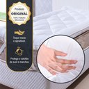 Ver imagem 2 de Pillow Top Pluma Protetor Colchão Macio Cama Queen 158x198