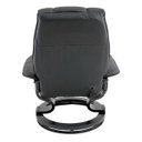 Ver imagem 6 de Poltrona de Massagem Grenaa Elétrica Reclinável Giratória Pu Preta - Gran Belo