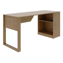 Ver imagem 6 de Mesa para Escritório 160cm com 2 Prateleiras Reversível ME4182 Amêndoa Tecnomobili
