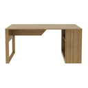 Ver imagem 5 de Mesa para Escritório 160cm com 2 Prateleiras Reversível ME4182 Amêndoa Tecnomobili