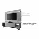 Ver mais imagens de Rack com Painel Delux 2.2 com Led Off White com Natural - Moveisaqui