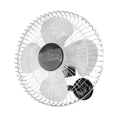Ventilador de Parede Venti-delta Premium 50cm Preto / Cromado Bivolt Bivolt 71-5429