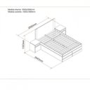 Ver imagem 3 de Cama Queen 2 Mesa de Cabeceiras e 6 Gavetas Madeira Maciça Confort Inter Link