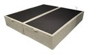 Ver mais imagens de Cama Box Baú Queen com Blindagem Fabricação Própria Blindada - Suede - Bege