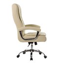 Ver imagem 3 de Cadeira de Escritório Presidente Munique Bege Mola Ensacada Conforsit 4810