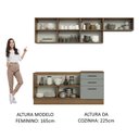 Ver imagem 7 de Cozinha Completa 260002 com Armário e Balcão Rustic/cinza