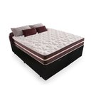 Ver imagem 1 de Cama Box Baú Casal 138 Bipartido Preto com Colchão Little Angel Mola Superlastic 62x138x188cm