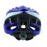 Kit Capacete Ciclismo C Led + Luva Gel + Óculos Proteção Uv - Azul - M - 3
