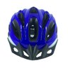 Kit Capacete Ciclismo C Led + Luva Gel + Óculos Proteção Uv - Azul - M - 9