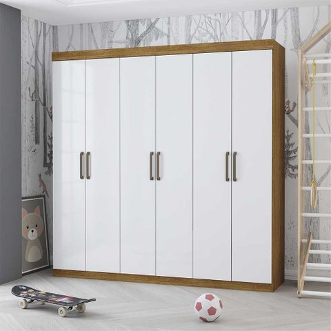 Guarda Roupa Infantil Iona 6 Portas