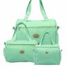 Kit 3 Bolsas Maternidade Doce Hug Cor Verde - 1