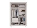 Ver imagem 2 de Guarda Roupa 2 Portas 2 Gavetas Panamá Salleto Branco