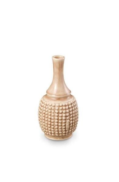 Vaso Bolinhas Pêssego 20cm - 1