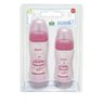 Kit 02 Mamadeiras Kuka Essencial Bico Universal Antivazamento 330ml e 240ml Rosa - 2