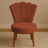Conjunto 2 Cadeiras Estofadas Sala de Jantar Anna Suede Terracota - 3