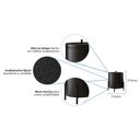 Ver imagem 3 de Lixeira de Banheiro Eleganza 6 Litros Metal Preto - Pallazio