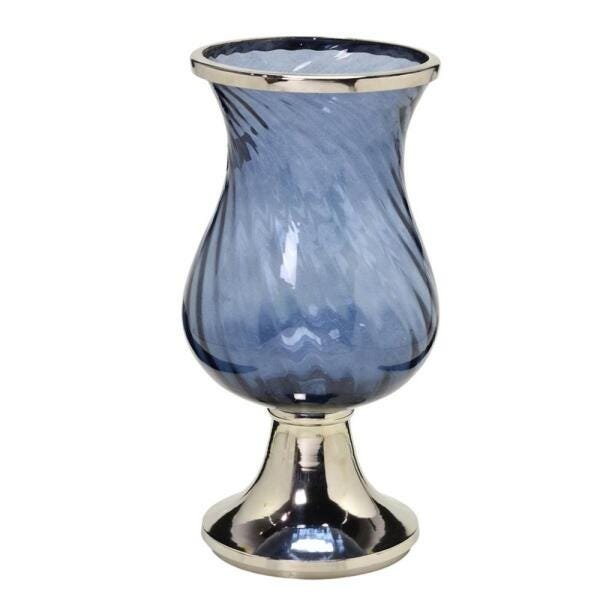 Candelabro Vidro Azul - 1