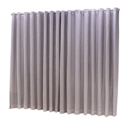 Cortina Oxford com linho 8,00x2,50 Para Trilho Duplo:Cinza - 1