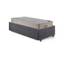 Ver imagem 7 de Base Box Cama Solteirão Sapateira Suede Cinza e Colchão Airtech Ortobom 96x203
