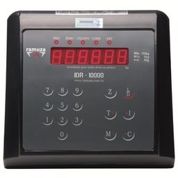 Balança Industrial Plataf Aço Carbono Ramuza DPB 300 300kg Base 50x50cm Bater. Bivolt 2165 - 2