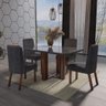 Sala de Jantar 120x80 4 Cadeiras Paola Bom Pastor - 1