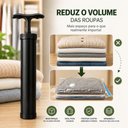 Ver imagem 3 de Bomba Vacuo para Saco Organizador Succao Manual Retira Ar Volume Roupas Economizar Espaco Enxoval Vi