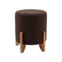 Ver mais imagens de Kit Poltrona e Puff Luna Decorativa Curvo Orgânico Boucle Montanaris Decor