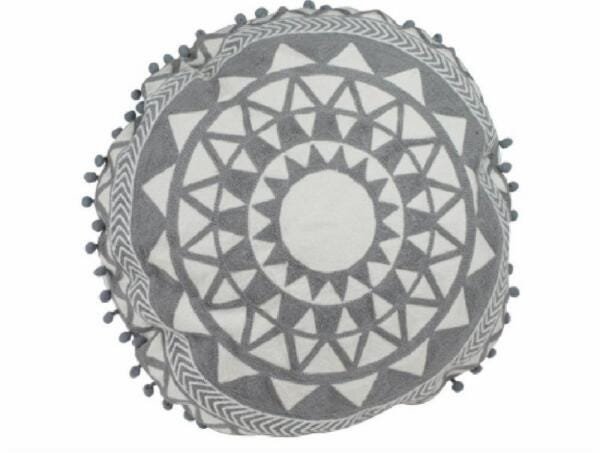 Almofada Maina Branco com Cinza - 1