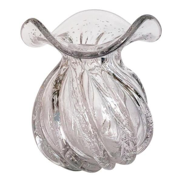 Vaso Murano Transparente 16,5cm - 1