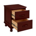 Ver imagem 3 de Mesa de Cabeceira New 2 Gavetas 1044 - (mogno Brilhante)