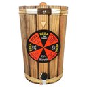 Ver imagem 1 de Pingometro Adega Tonel Rústico Gira Roleta Shot Decor