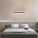 Ver imagem 5 de 5 Arandela Preta Externa Borda Luminosa 40 cm Sala LED BET02