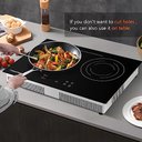 Ver mais imagens de Amzchef Cooktop Dupla de Indução 2 Bocas com 9 Níveis de Potência (preto)