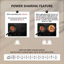 Ver imagem 2 de Amzchef Cooktop Dupla de Indução 2 Bocas com 9 Níveis de Potência (preto)