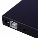 Ver imagem 2 de Case Externo P/ Gravador de Dvd de Notebook 9,5mm Slim Usb - Preto